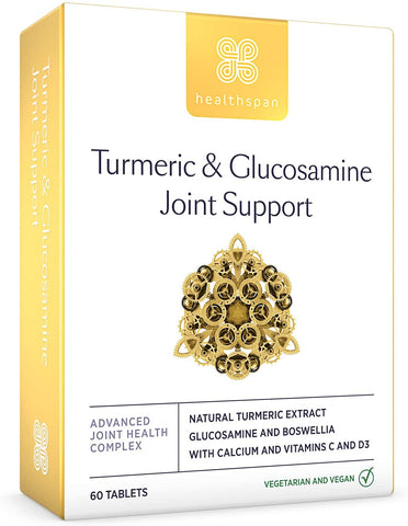 Healthspan Turmeric With Glucosamine Joint Support 60tabs