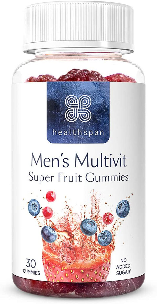 Healthspan Men's MultiVit Super Fruit 30gummies