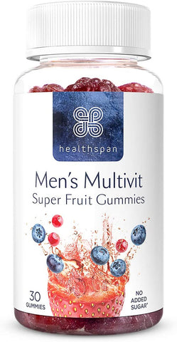 Healthspan Men's MultiVit Super Fruit 30gummies