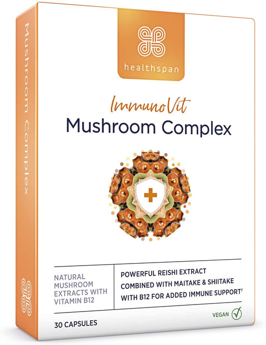 Healthspan Immunovit Mushroom Complex 30caps