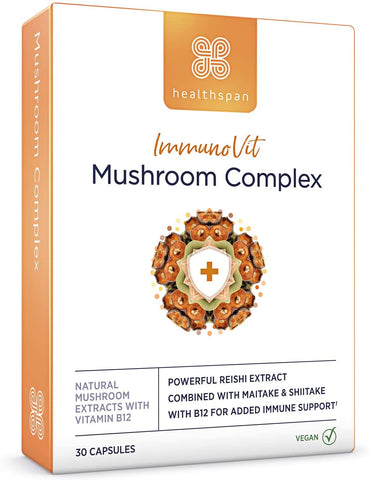 Healthspan Immunovit Mushroom Complex 30caps