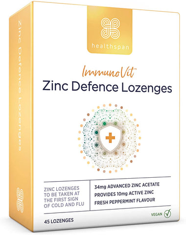 Healthspan Immunovit Zinc Defence 45 Lozenges