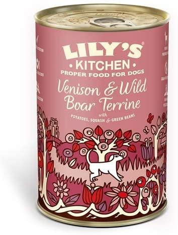 Lily's Kitchen Venison & Wild Boar Terrine For Dogs 400g (Pack of 6)