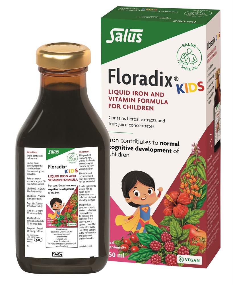 Salus Floradix Kids Iron & Vitamin Formula 250ml