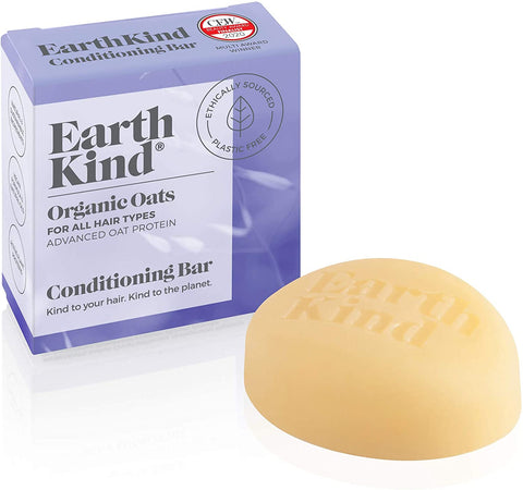 Earthkind Organic Oats Conditioning Bar For All Hair Types 50g (Pack of 6)