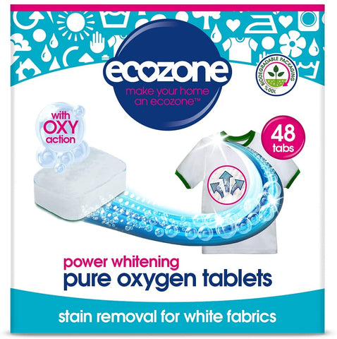 Ecozone Pure Oxygen Whitener Tablets 48tabs