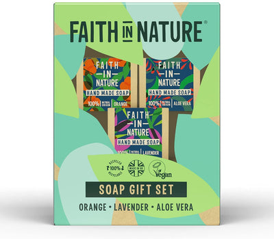 Faith In Nature Soap Box 3x100g 1set