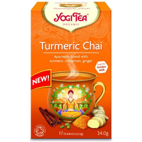 Yogi Tea Turmeric Chai - Organic 17 Bags