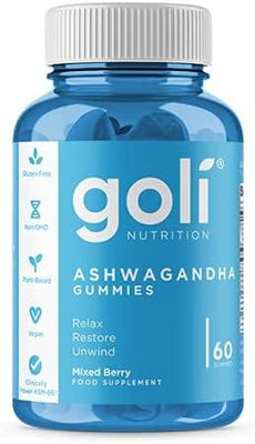 Goli Nutrition Ashwagandha Gummies 60gums