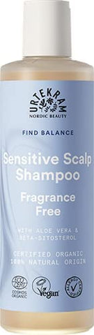 Urtekram Organic Find Balance Fragrance Free Shampoo Sensitive Scalp 250ml