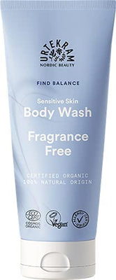 Urtekram Organic Find Balance Fragrance Free Body Wash Sensitive Skin 200ml