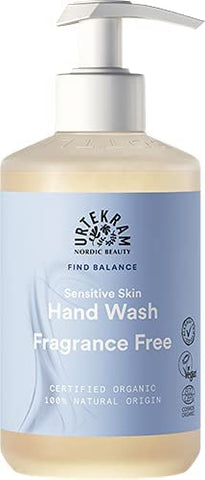 Urtekram Organic Find Balance Fragrance Free Hand Wash Sensitive Skin 300ml