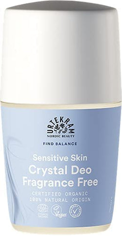 Urtekram Organic Find Balance Fragrance Free Crystal Deo Sensitive Sk 50ml