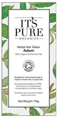 It'S Pure Organic Herbal Hair Colour Auburn 110g