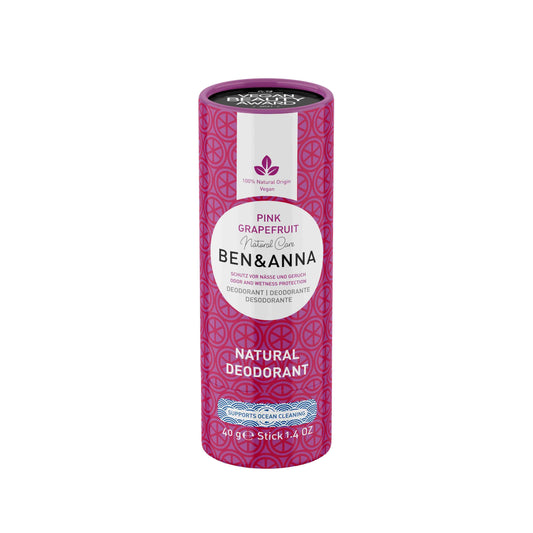 Ben & Anna Pink Grapefruit Natural Soda Deodorant 40g