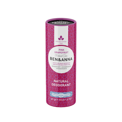 Ben & Anna Pink Grapefruit Natural Soda Deodorant 40g