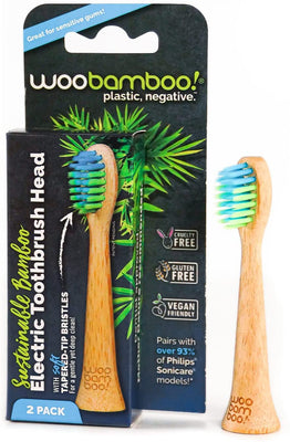 Woobamboo Electric Toothbrush Heads (2pk)
