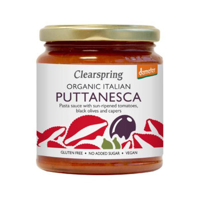 Clearspring Demeter Italian Puttanesca Pasta Sauce 300g