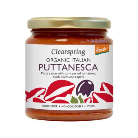 Clearspring Demeter Italian Puttanesca Pasta Sauce 300g