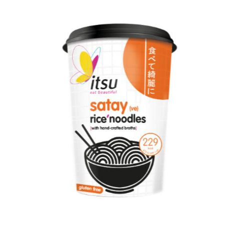 Itsu Satay Noodle Cup 64g (Pack of 6)