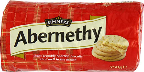Nairn's Simmers Biscuits Abernethy 250g (Pack of 18)