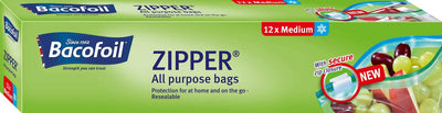 Baco Zipper Bags - Medium 12s