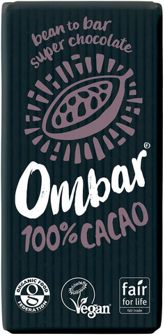 Ombar 100% Raw Cacao Bar 35g (Pack of 10)