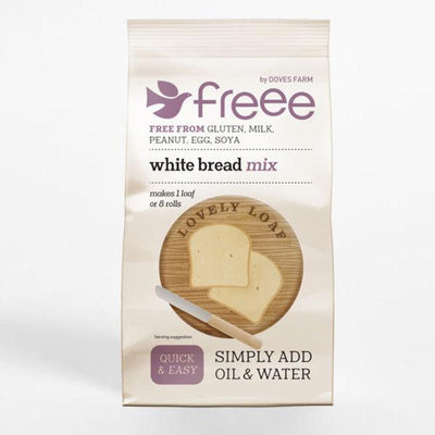 Freee by Doves Farm Gluten Free white bread mix 500g (Pack of 4)