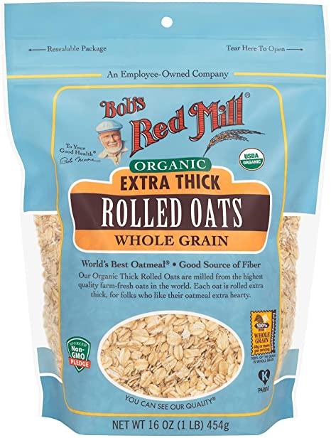 Bob's Red Mill Organic Thick Rolled Oats 454g