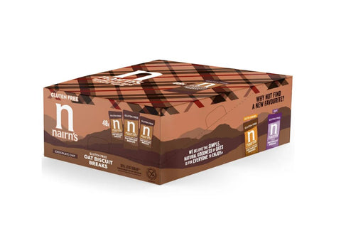 Nairn's Gluten Free Chocolate Chip Biscuit Break Portion Pack 30g (Pack of 48)