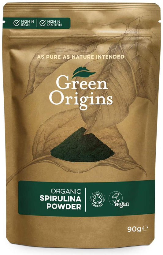 Green Origins Organic Spirulina Powder 90g