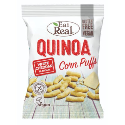 Eat Real Quinoa Puffs Cheddar Cheese 40g (Pack of 12)