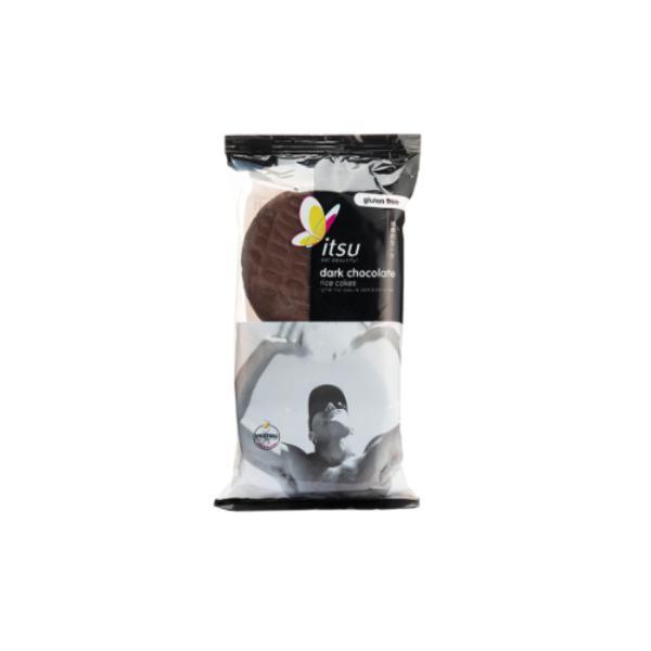 Itsu Dark Chocolate Rice Cakes 100g (Pack of 6)