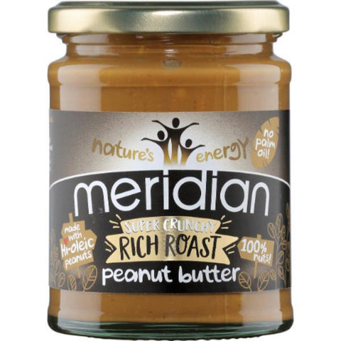 Meridian Supercrunchy Rich Roast Peanut Butter 280g