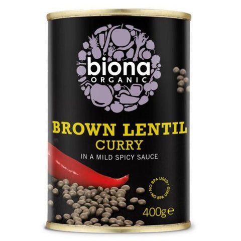 Biona Organic Brown Lentil Curry 400g