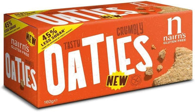 Nairns Gluten Free Oaties 160g (Pack of 8)