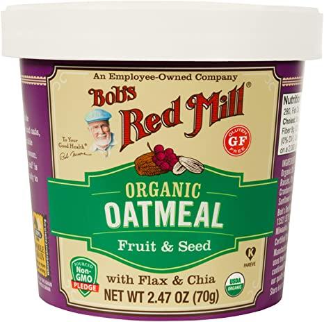 Bob's Red Mill Gluten Free Organic Fruit & Seed Oatmeal Cup 70g