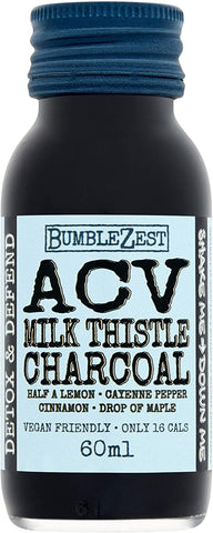 Bumblezest Detox & Defend ACV Charcoal & Milk Thistle 60ml (Pack of 20)
