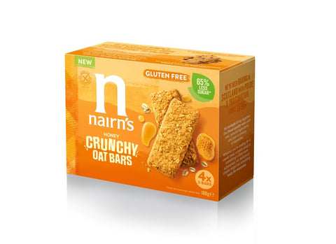 Nairn's Gluten Free Honey Crunchy Oat Bars 160g (Pack of 10)