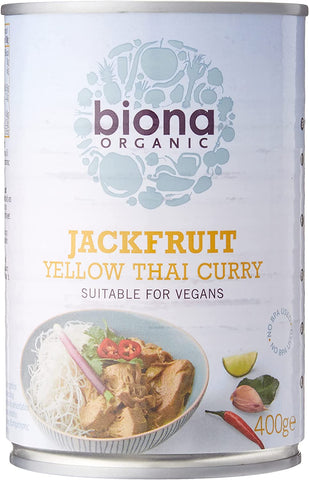 Biona Organic Yellow Thai Curry Jackfruit In Can 400G
