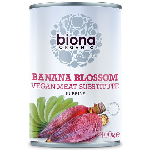 Biona Organic Banana Blossom In Salted Water 400G (Pack of 6)