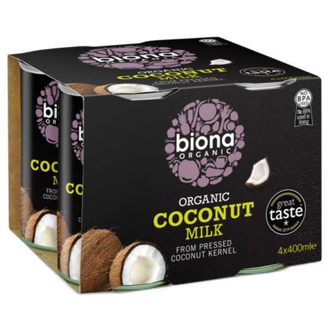 Biona Coconut Milk - Organic Classic Multipack 400ml