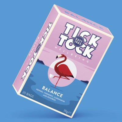 Tick Tock Wellbeing Balance Tea 20 Bags (Pack of 4)