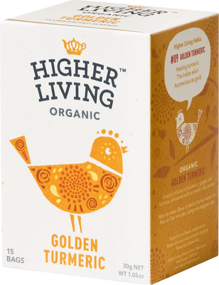 Higher Living Organic Golden Turmeric 15 Bags
