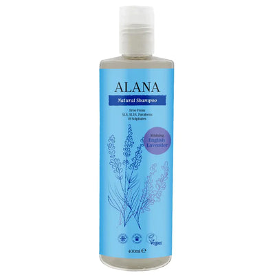 Alana English Lavender Natural Shampoo 400ml (Pack of 6)