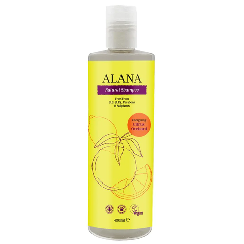 Alana Citrus Orchard Natural Shampoo 400ml (Pack of 6)