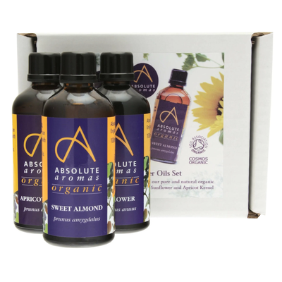 Absolute A 3 Pack Organic Carrier Oils 3 x 100ml