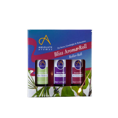 Absolute A Set of 3 Bliss Aroma-Roll Kit 3 x 10ml
