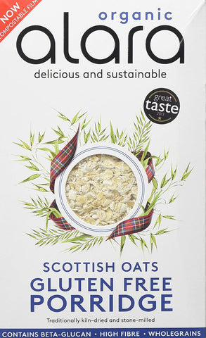 Alara Scottish Oats Porridge Flakes Organic Gluten Free 500 g