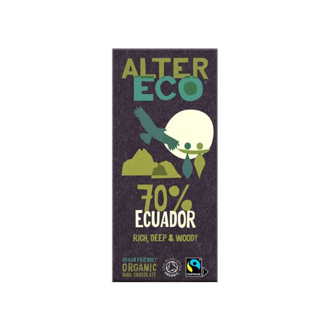 AlterEco 70% Ecuador 100g (Pack of 14)